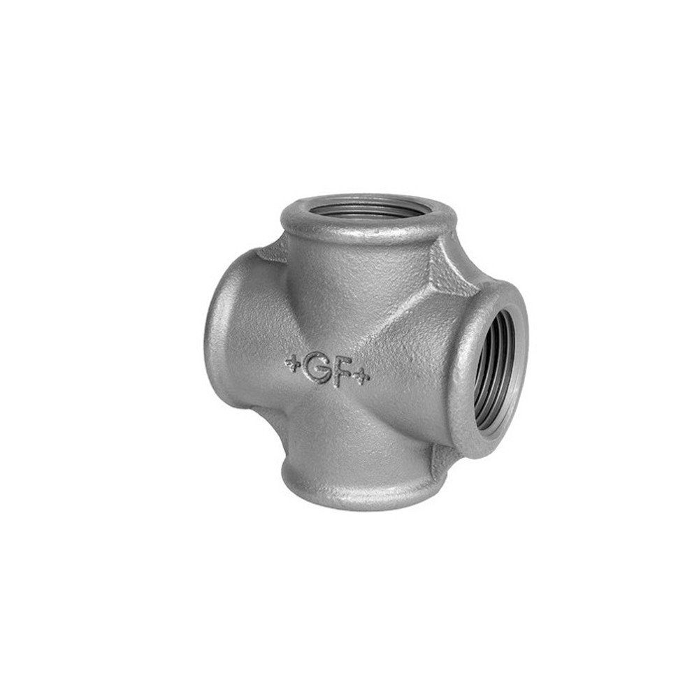 Equal Male BSPT x Female BSP Parallel Elbow Malleable Galvanised Iron 