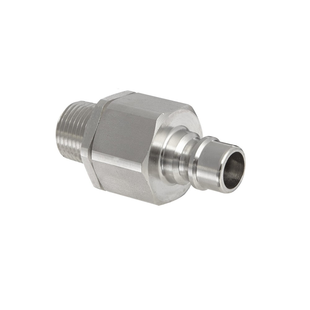 6AN AN-6 Male AN6 Flare Plug Fitting Aluminum Blue AN Plug