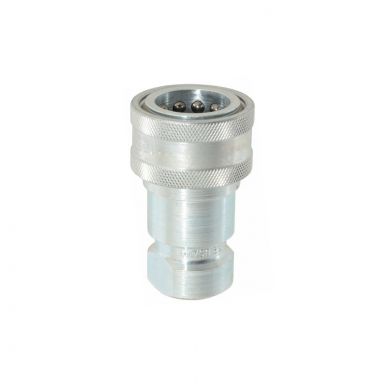 Parker H4-63 Valved Hydraulic Quick Connect Nipple 1/2 NPT Female Parker H4-63 Valved Hydraulic Quick Connect Nipple 1/2 NPT Female