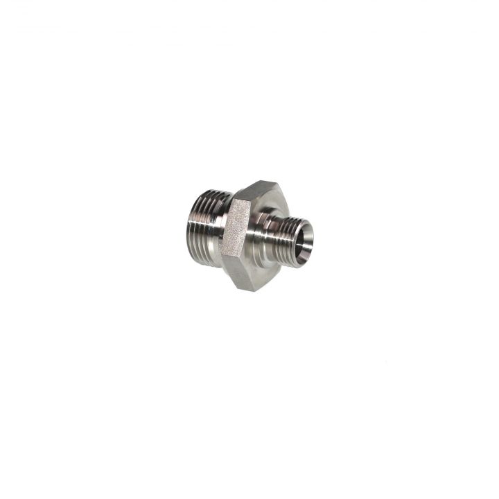 BSP to Metric 1/2" Male M16 Female Thread Coupler Connector Fitting Adapter F-M 
